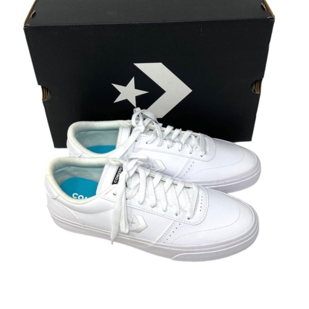 Converse Boulevard OX Low Top White Men’s Leather Casual Sneakers Size 170428C - Picture 10 of 12